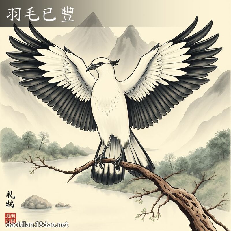 羽毛已丰 配图
