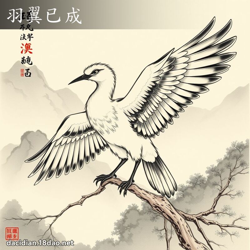 羽翼已成 配图