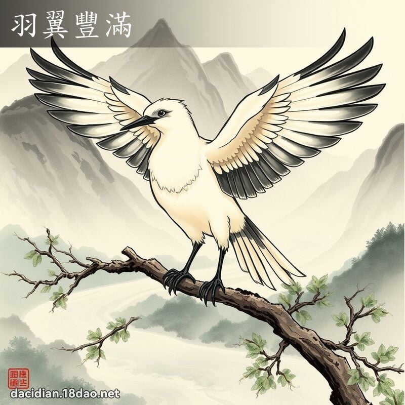 羽翼丰满 配图