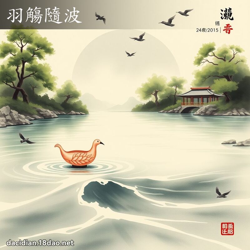 羽觴隨波 配图