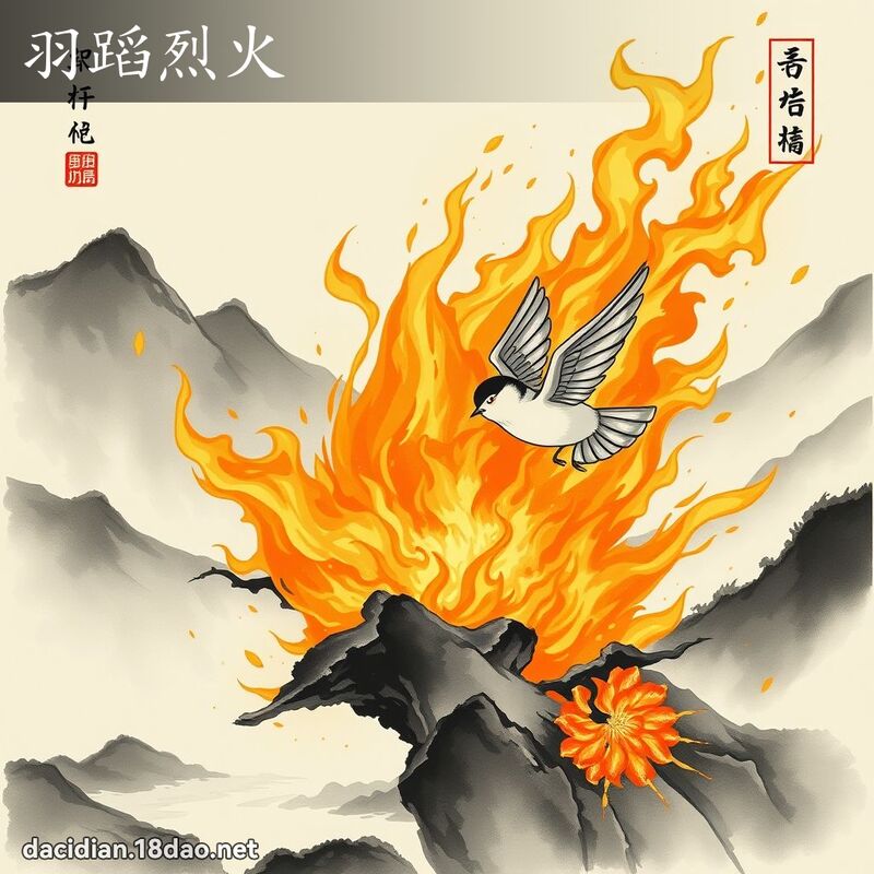 羽蹈烈火 配图