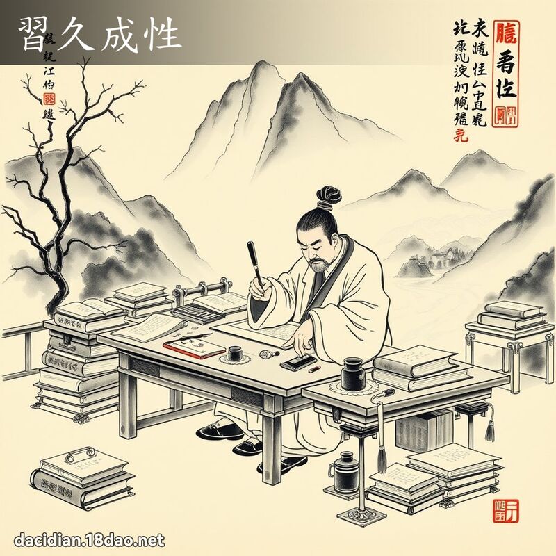 习久成性 配图