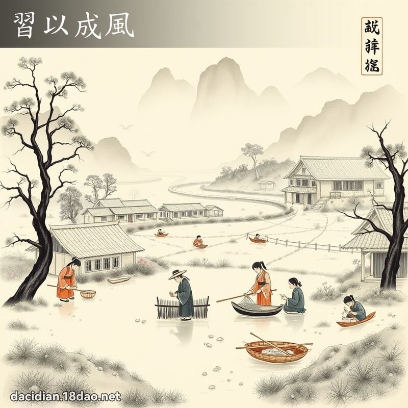 习以成风 配图