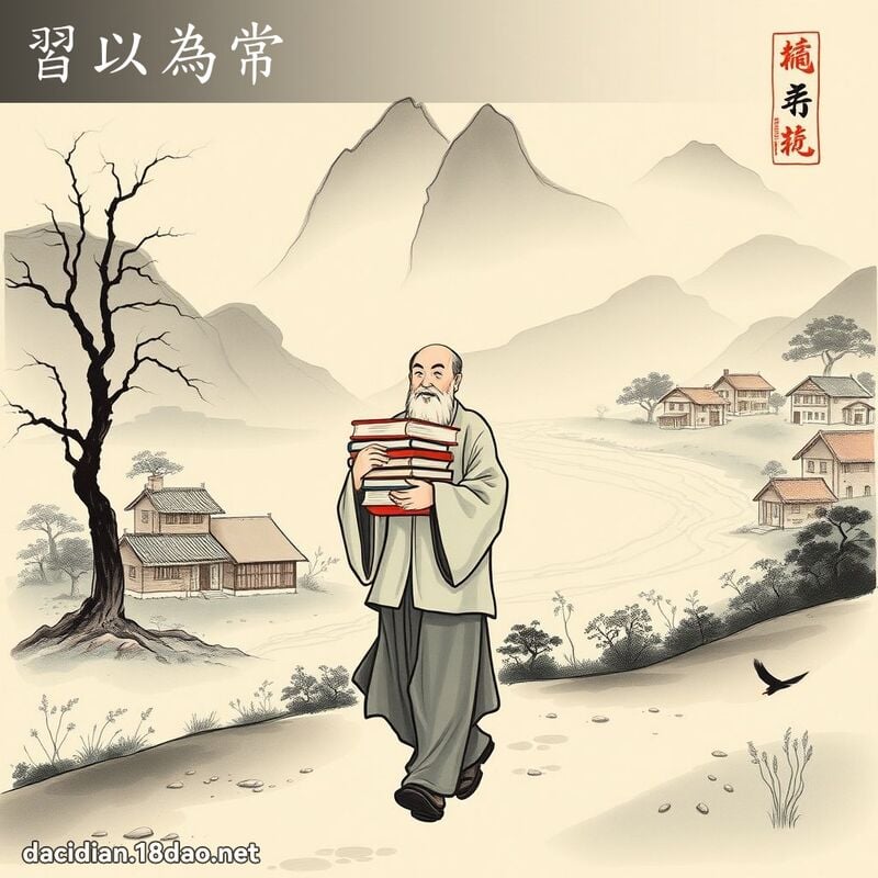 习以为常 配图