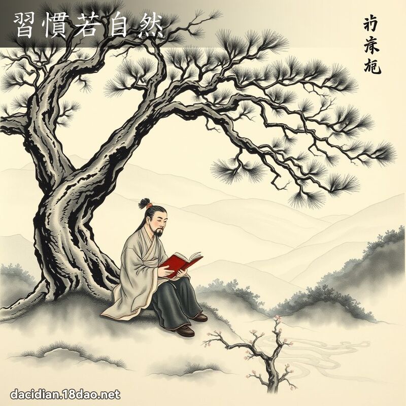 习惯若自然 配图
