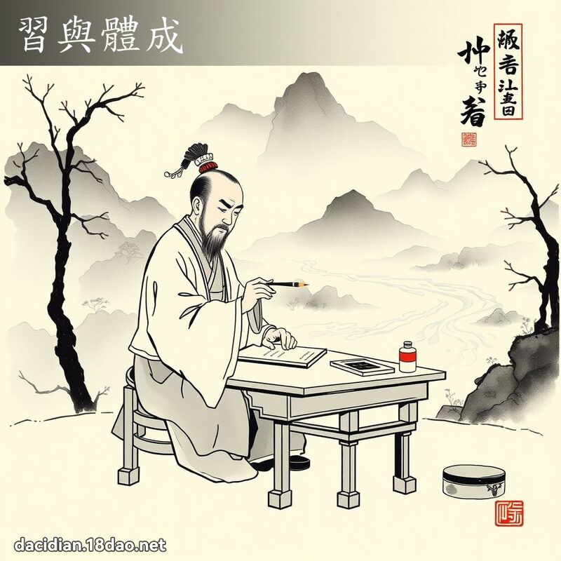 习与体成 配图