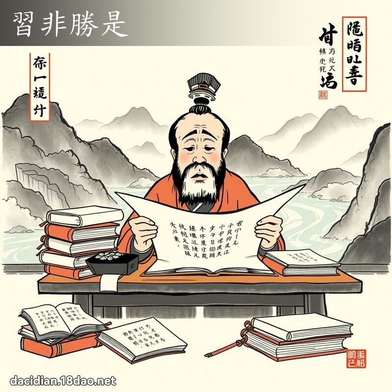 习非胜是 配图