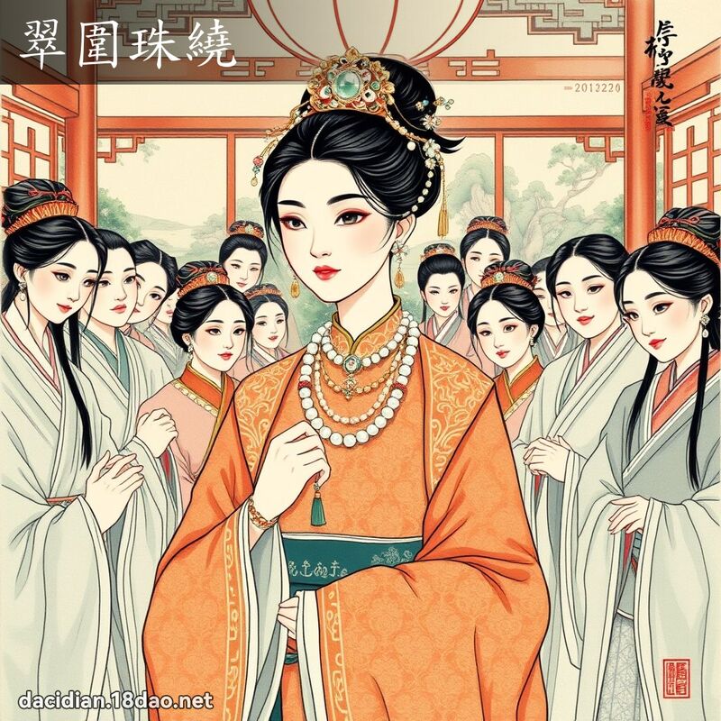 翠围珠绕 配图