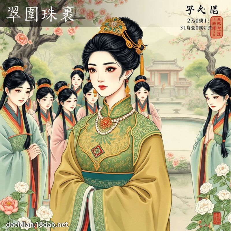 翠围珠裹 配图