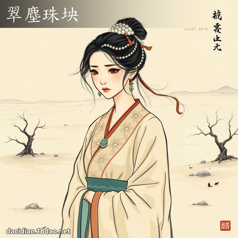 翠尘珠坱 配图