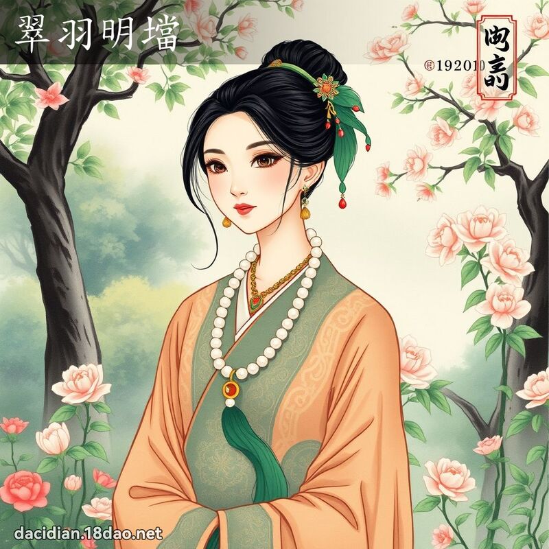 翠羽明壋 配图