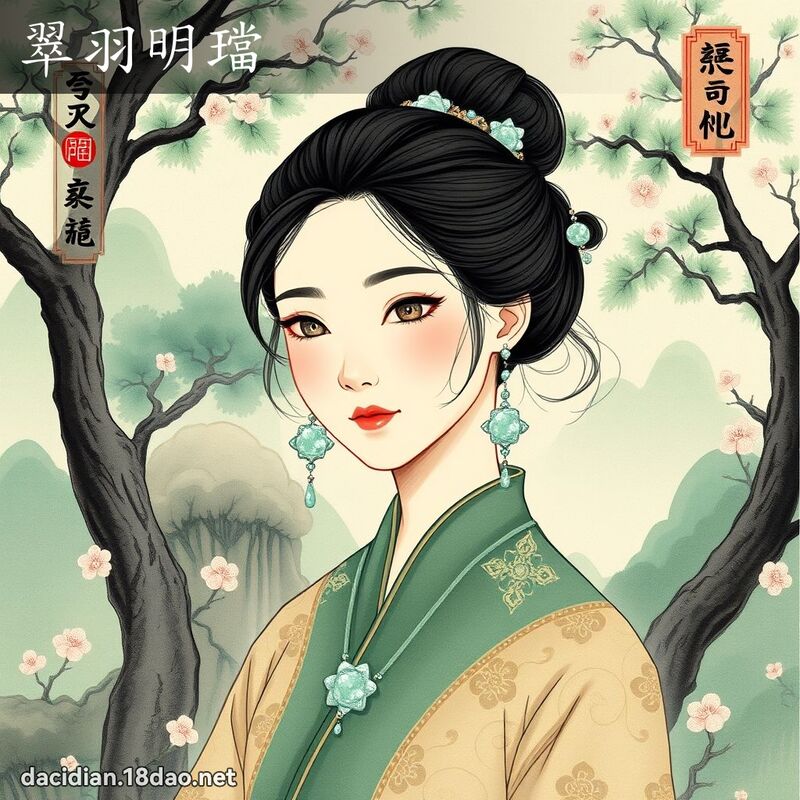 翠羽明璫 配图