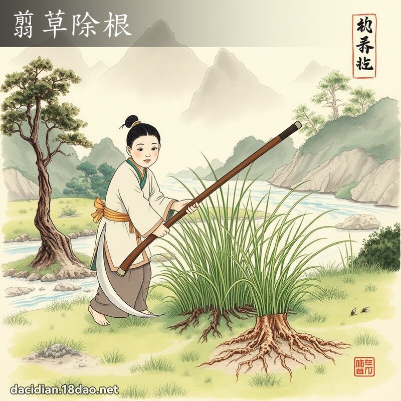 翦草除根 配图