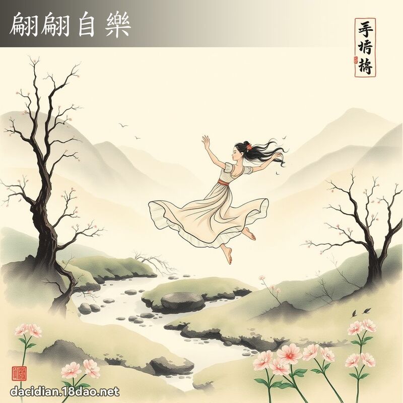 翩翩自乐 配图