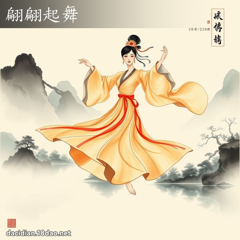 翩翩起舞 配图
