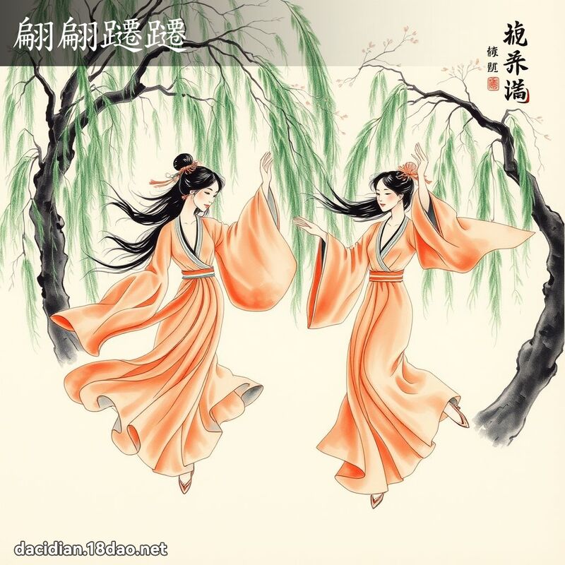 翩翩躚躚 配图