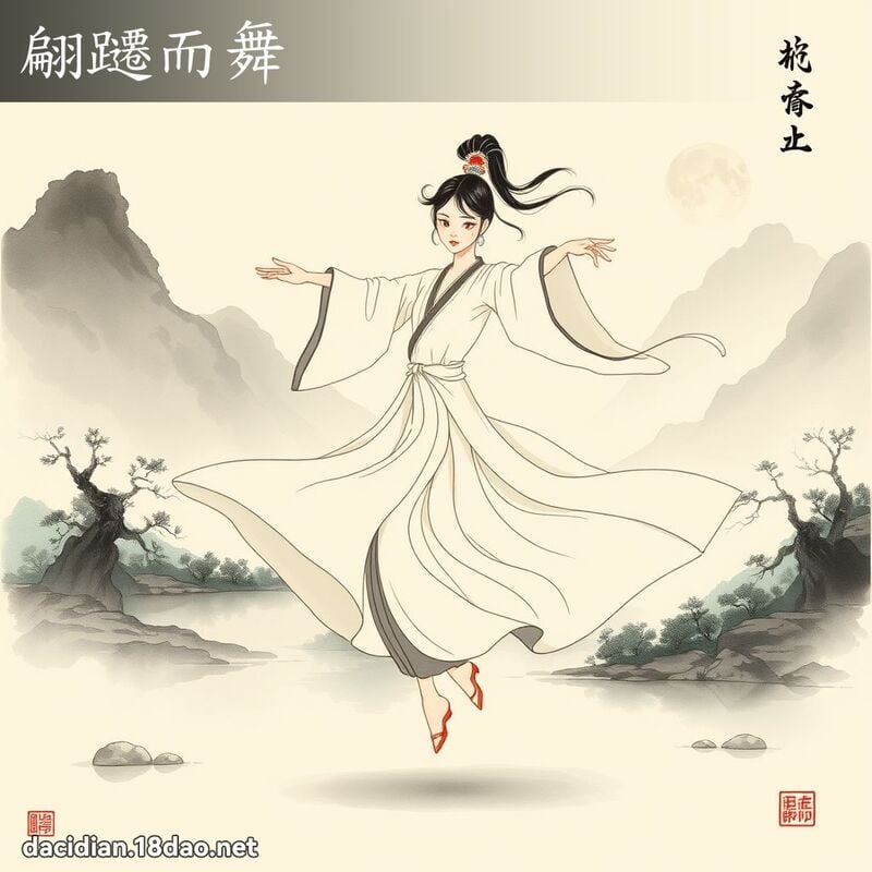 翩躚而舞 配图