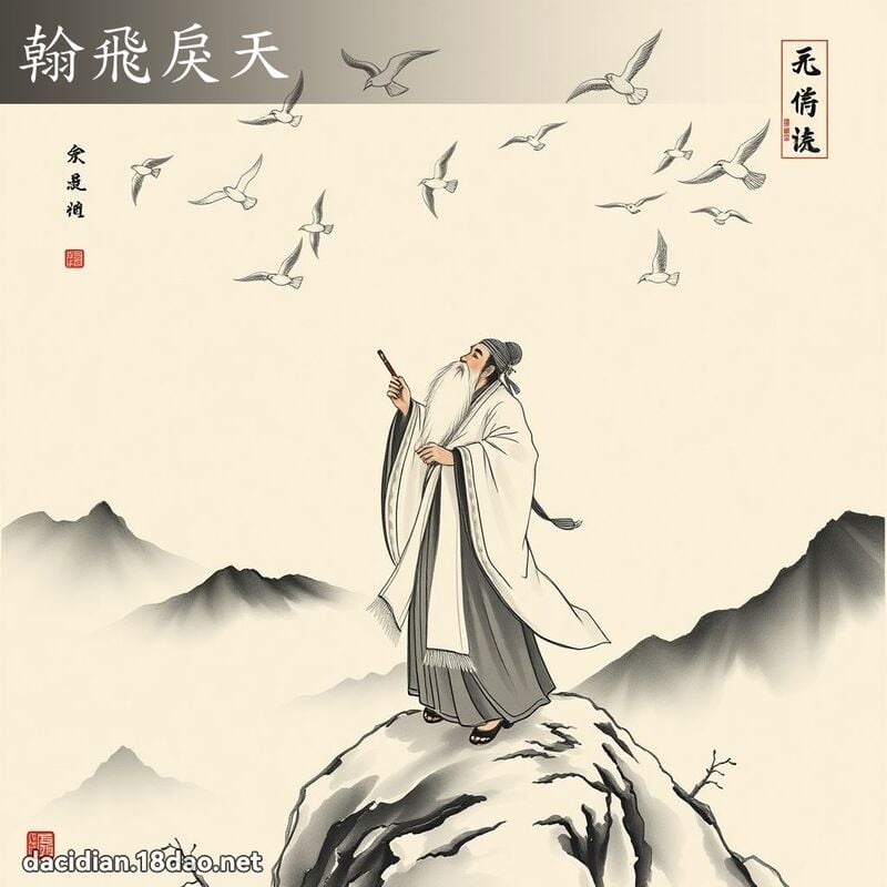 翰飞戾天 配图