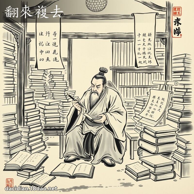 翻来复去 配图