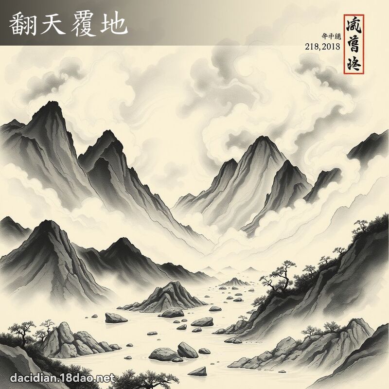 翻天覆地 配图