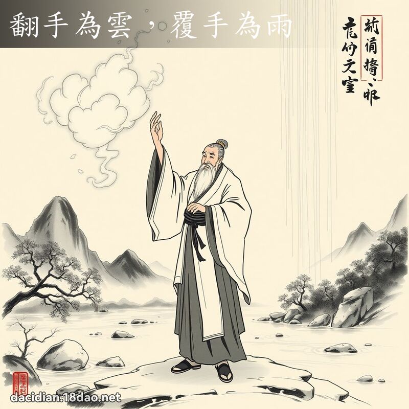 翻手为云,覆手为雨 配图