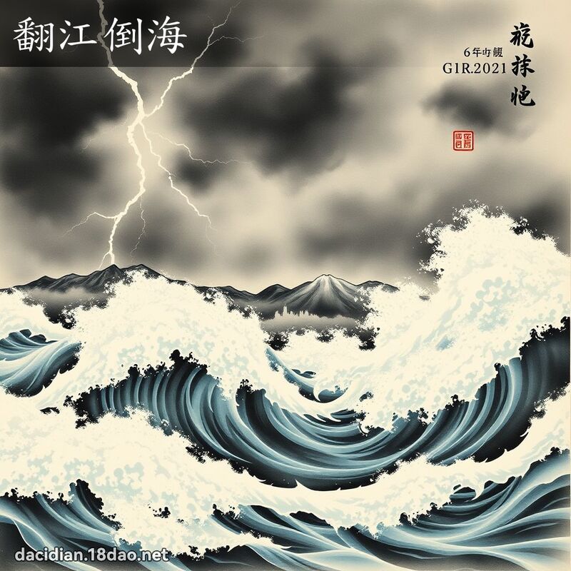 翻江倒海 配图