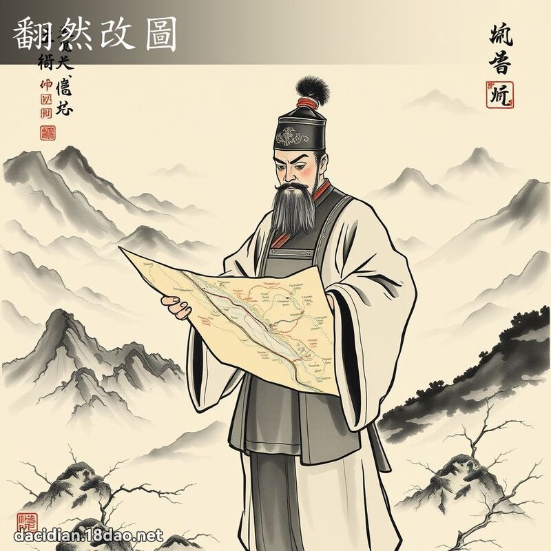 翻然改图 配图