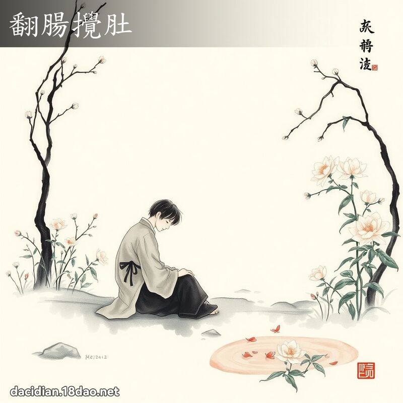 翻肠搅肚 配图
