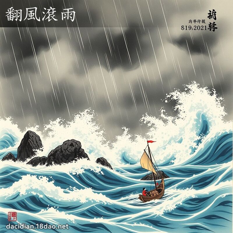 翻风滚雨 配图