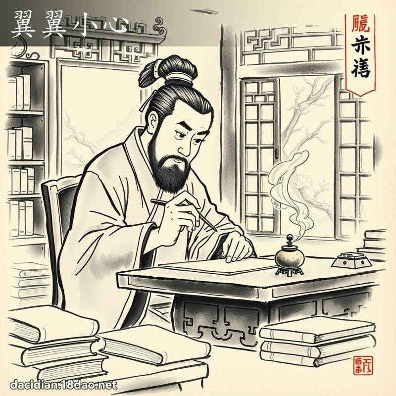 翼翼小心 配图