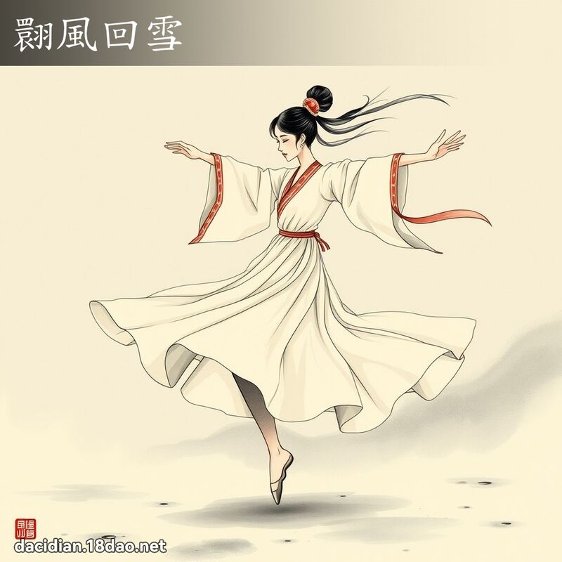 翾风回雪 配图