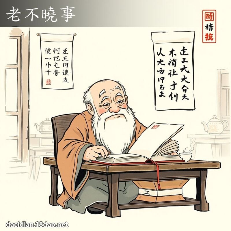 老不晓事 配图