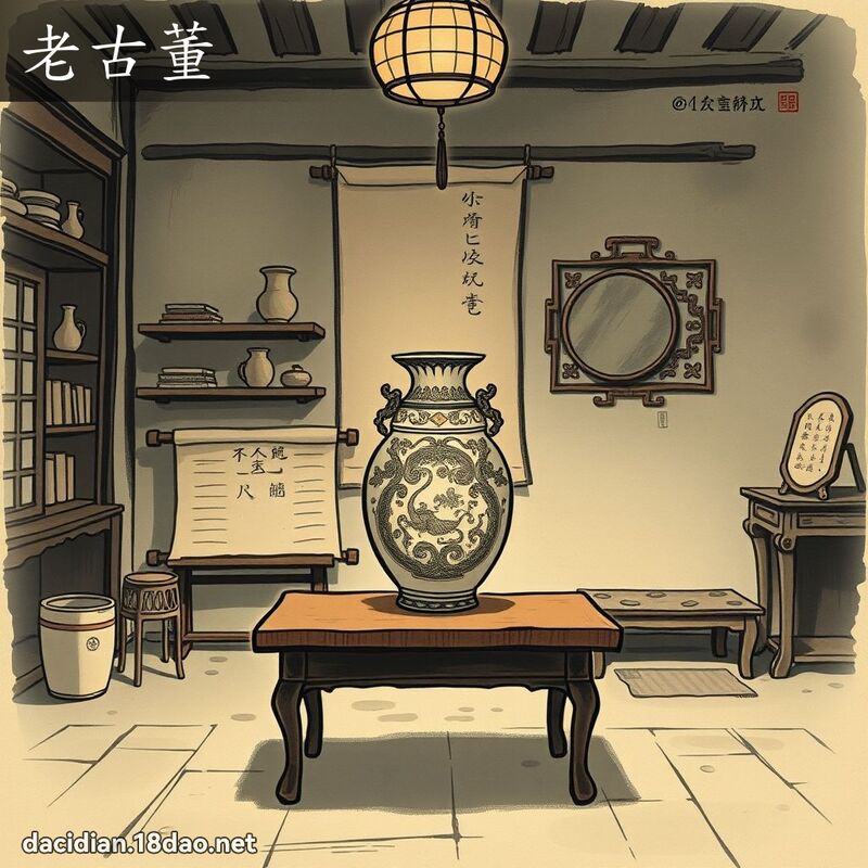 老古董 配图