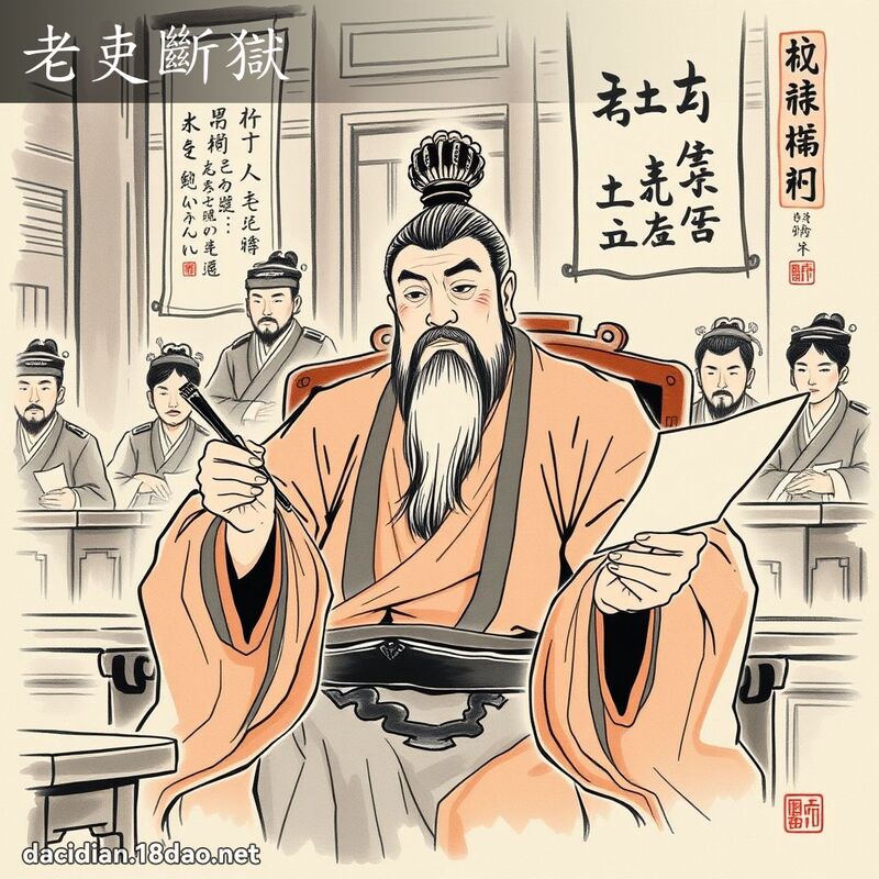 老吏断狱 配图