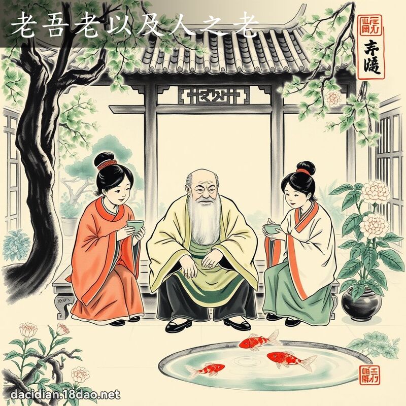 老吾老以及人之老 配图