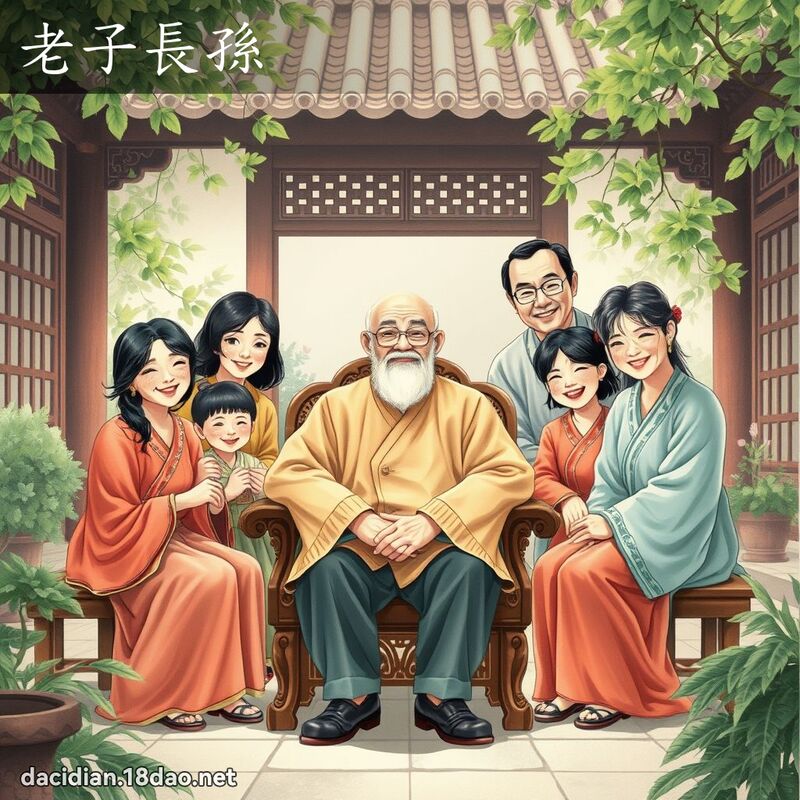 老子长孙 配图