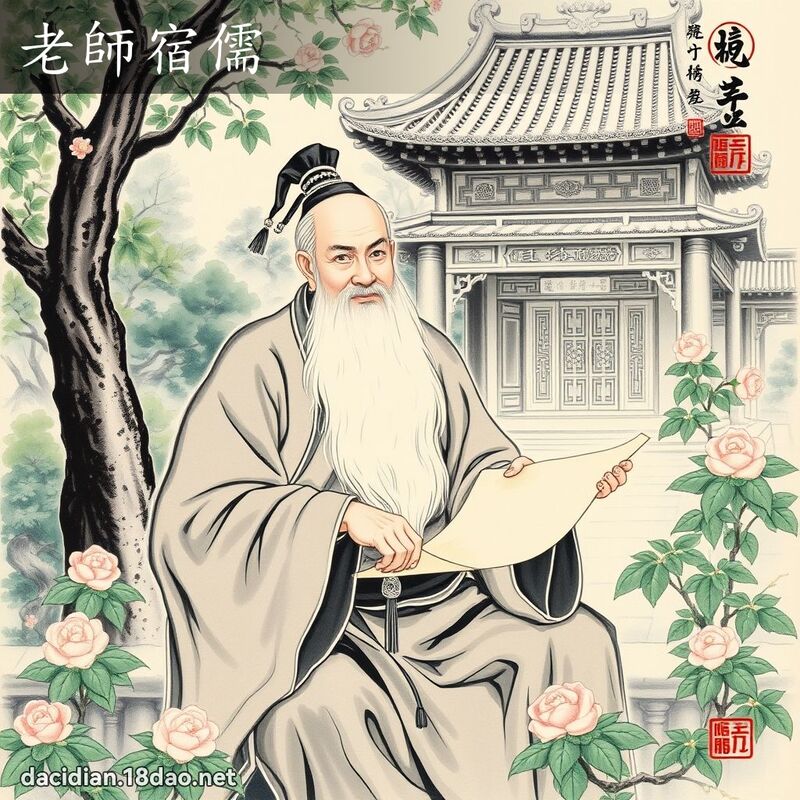 老师宿儒 配图