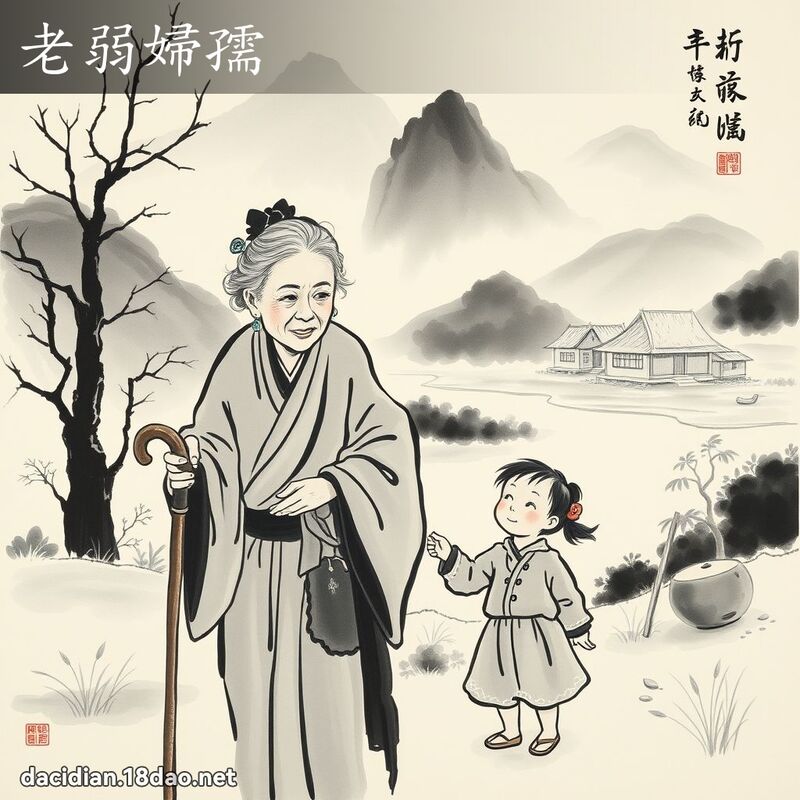 老弱妇孺 配图