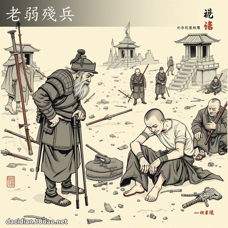 老弱残兵 配图