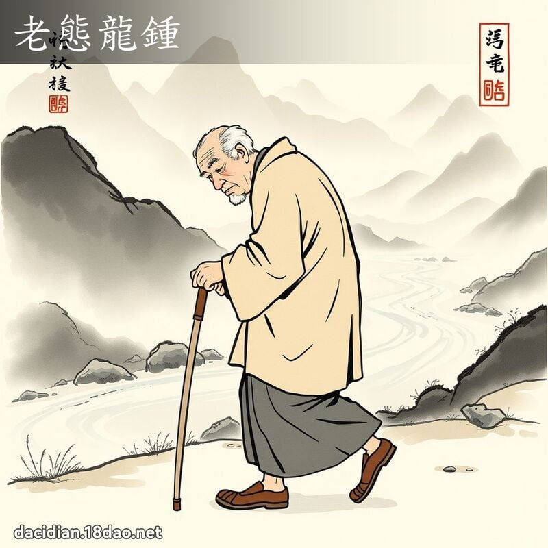 老态龙钟 配图