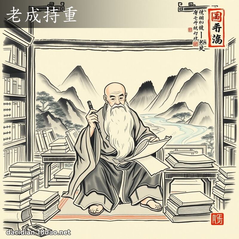 老成持重 配图