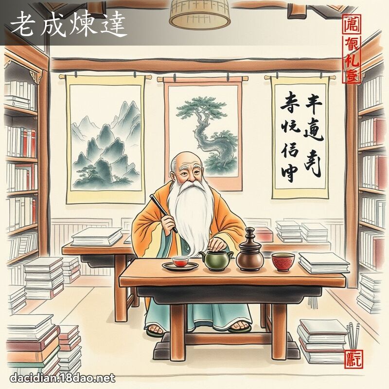 老成炼达 配图