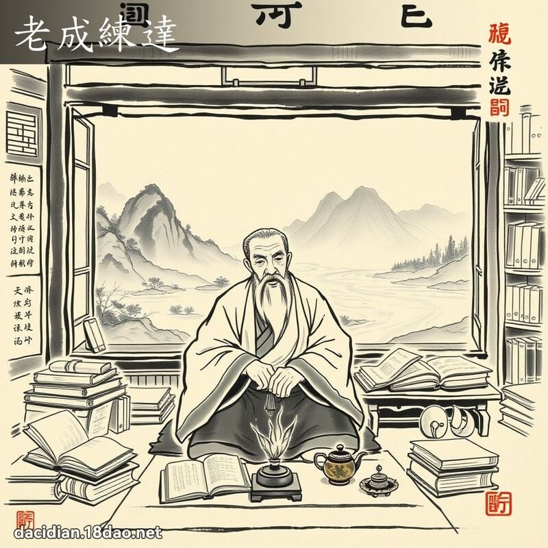 老成练达 配图