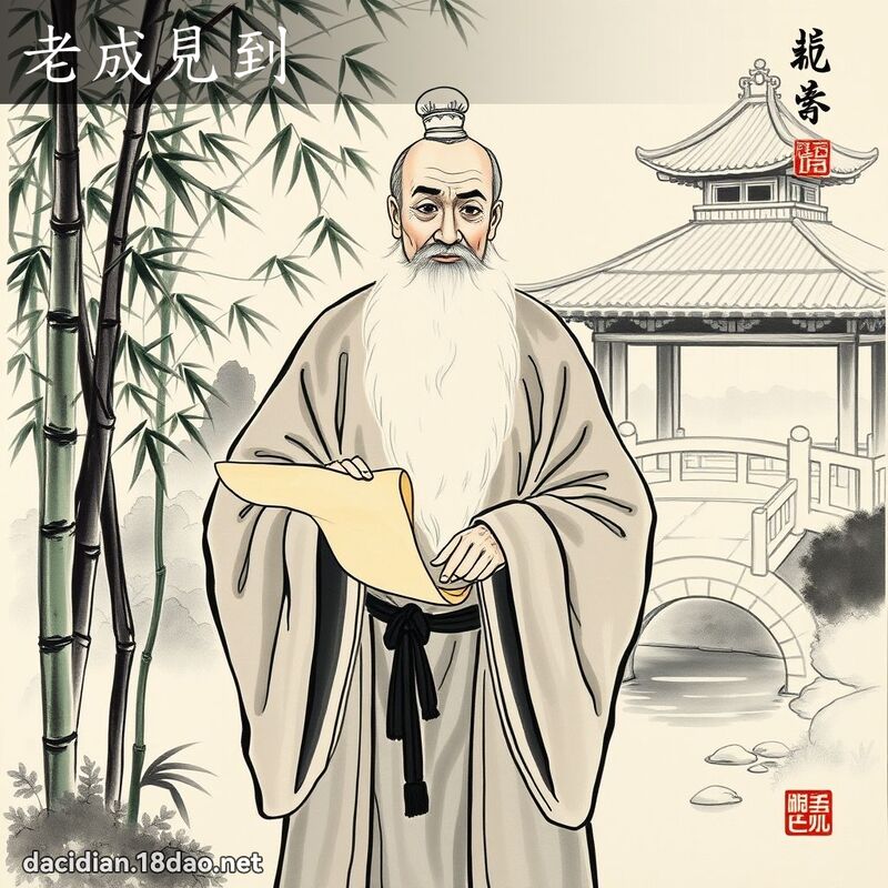 老成见到 配图
