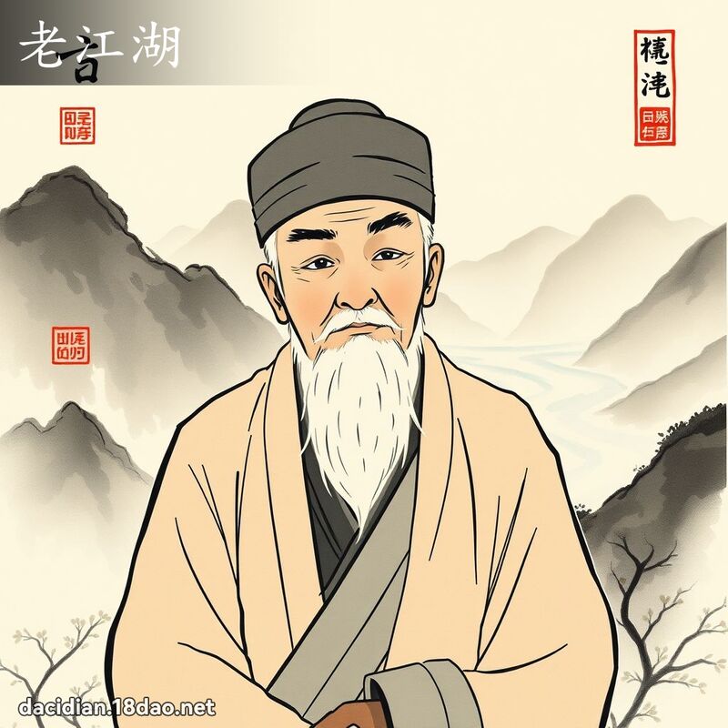 老江湖 配图