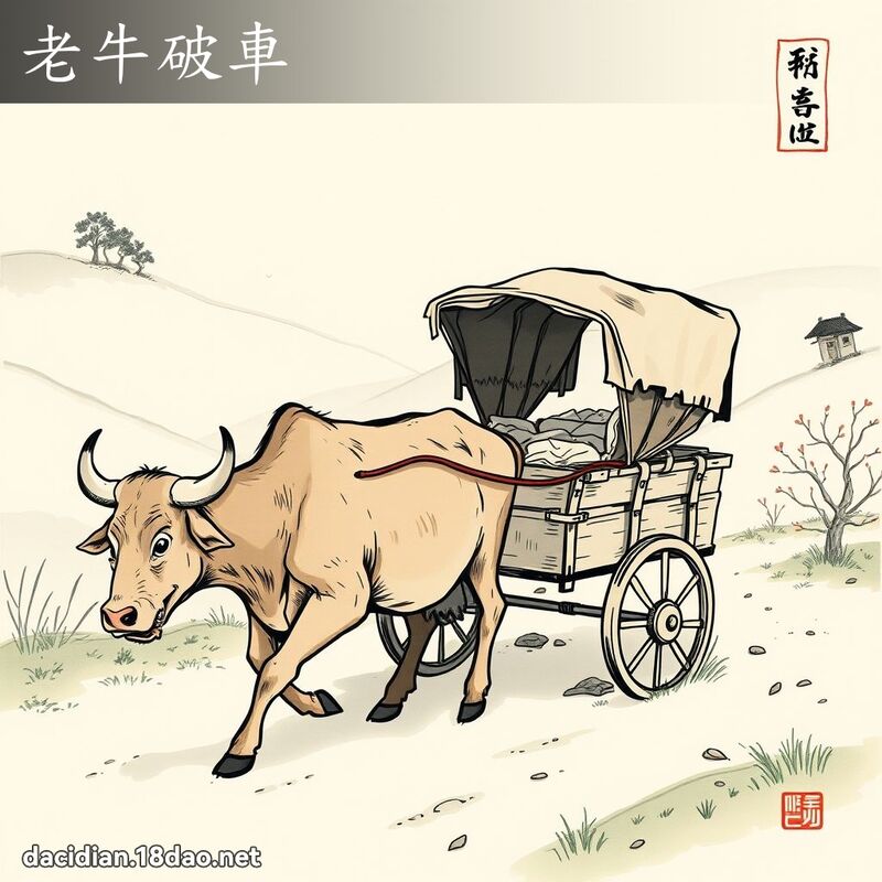 老牛破车 配图
