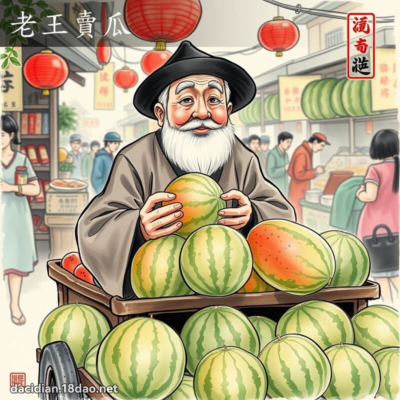 老王卖瓜 配图