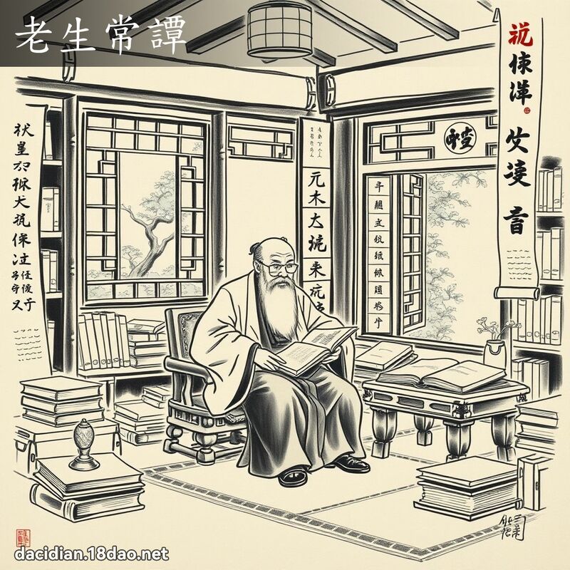 老生常谭 配图