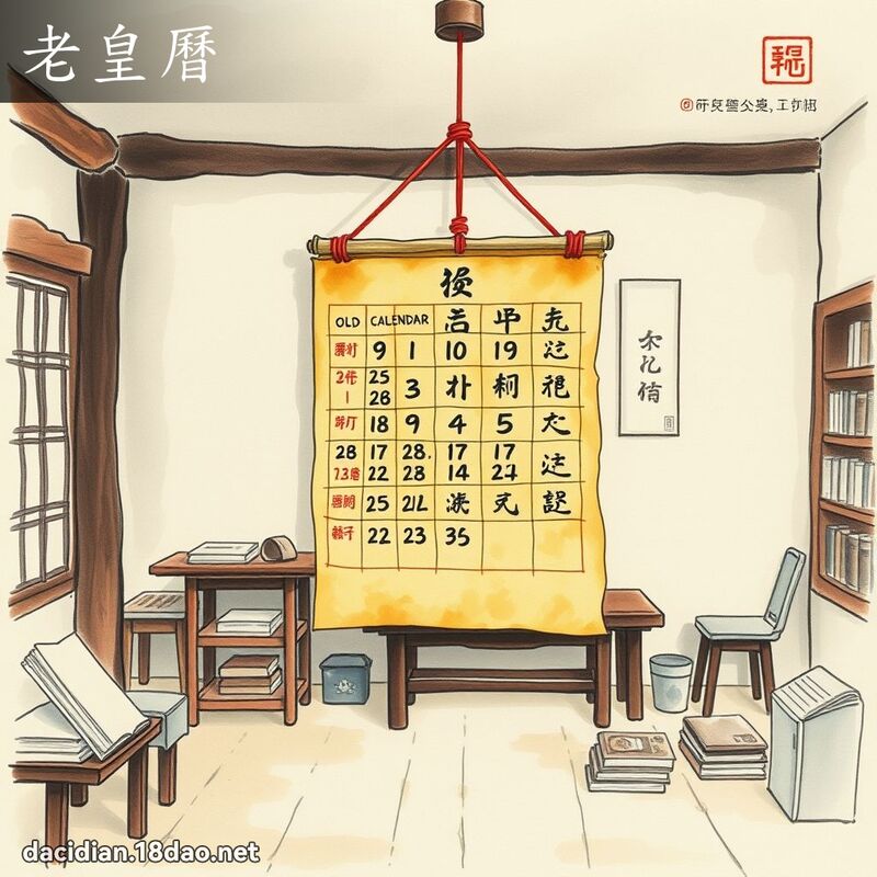 老皇历 配图