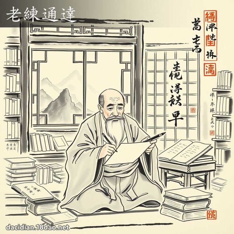 老练通达 配图